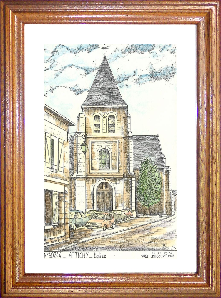 N 60244 - ATTICHY - glise