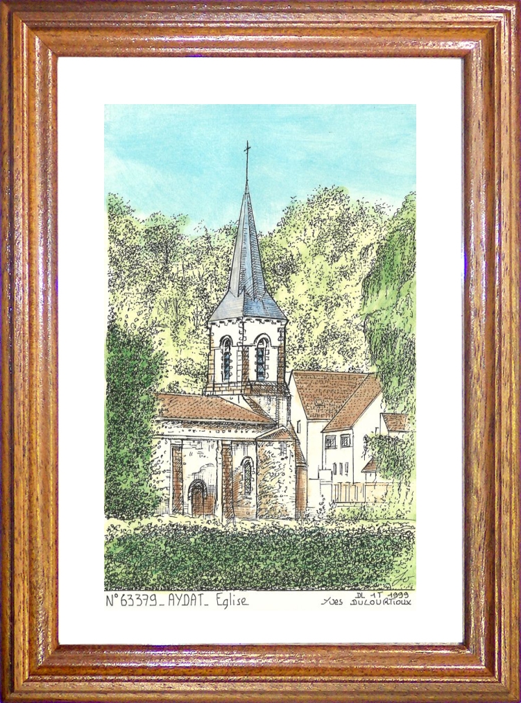 N 63379 - AYDAT - glise