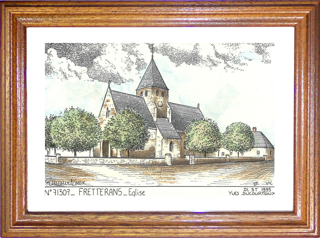 N 71307 - FRETTERANS - église