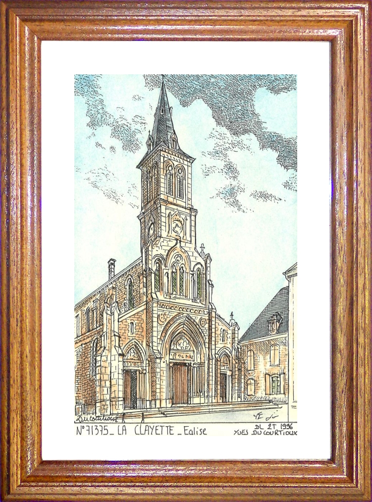 N 71375 - LA CLAYETTE - église