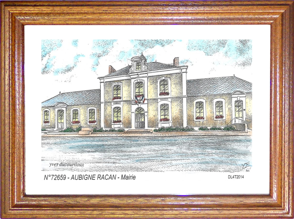 N 72659 - AUBIGNE RACAN - mairie