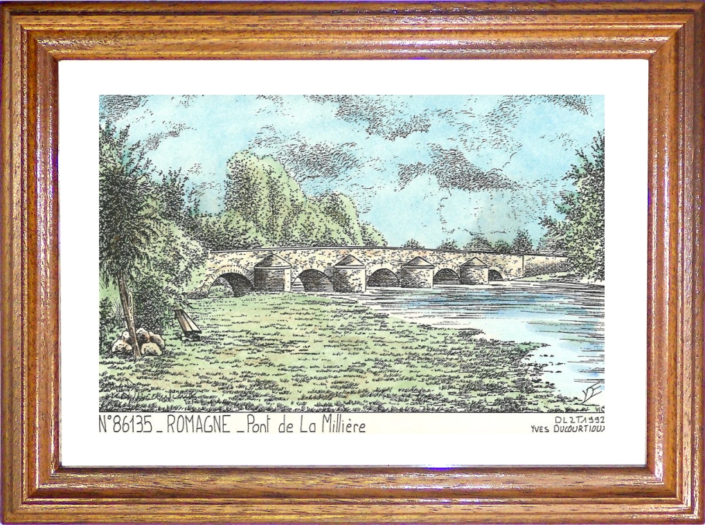 N 86135 - ROMAGNE - pont de la millière