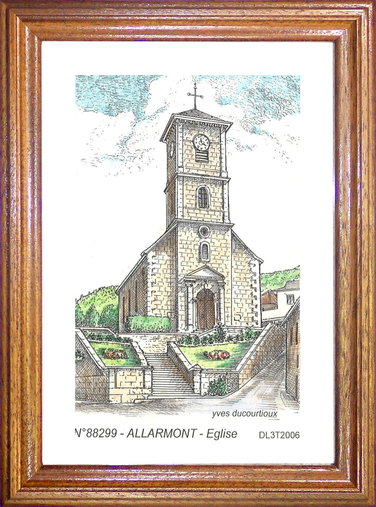 N 88299 - ALLARMONT - église