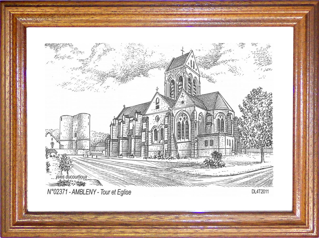 N 02371 - AMBLENY - tour et église