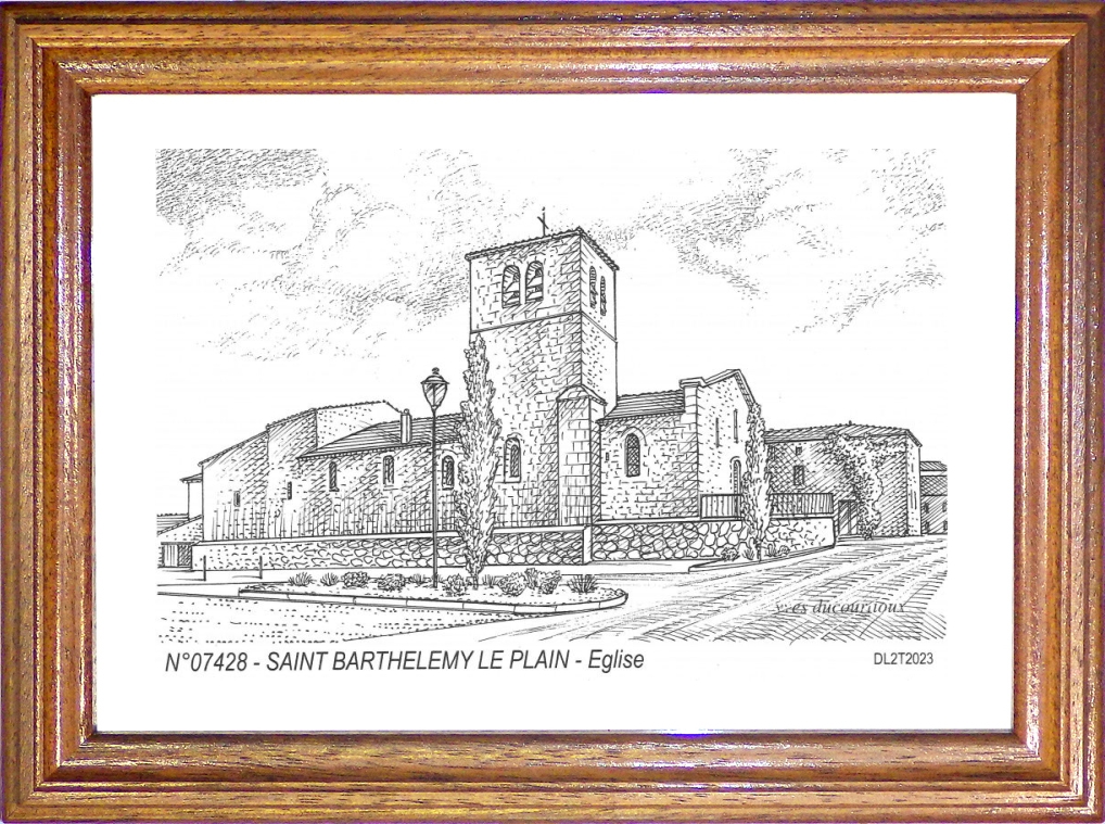 N 07428 - ST BARTHELEMY LE PLAIN - glise