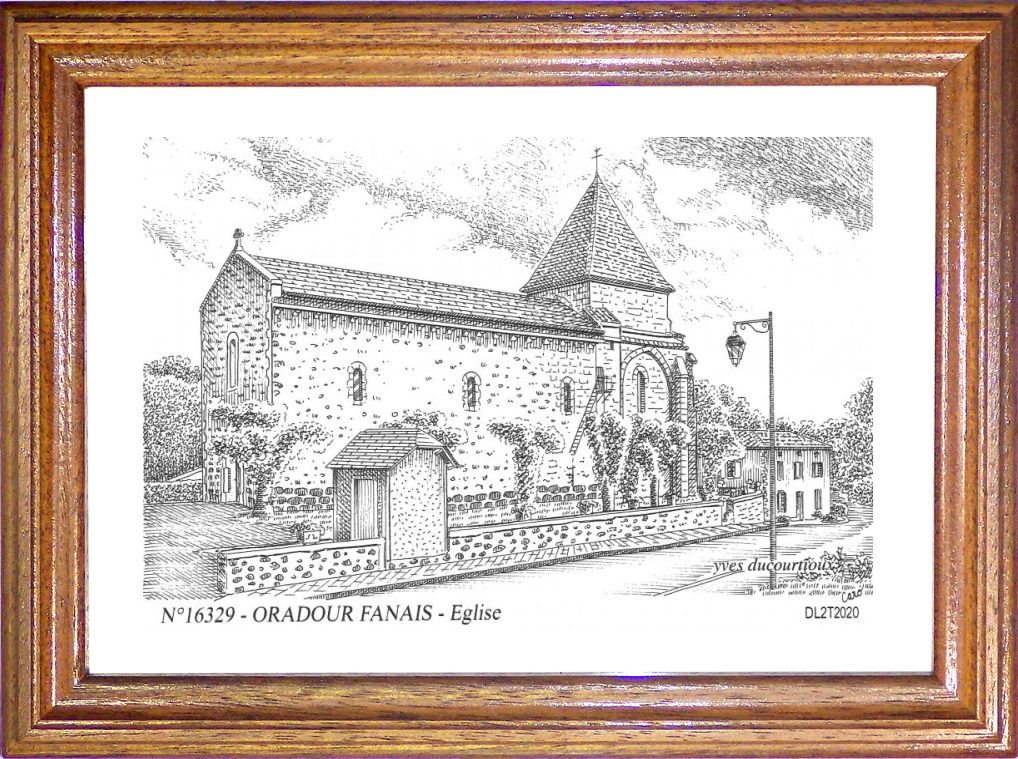 N 16329 - ORADOUR FANAIS - église