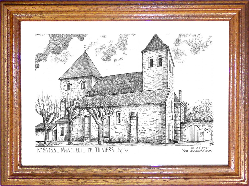 N 24183 - NANTHEUIL DE THIVIERS - glise