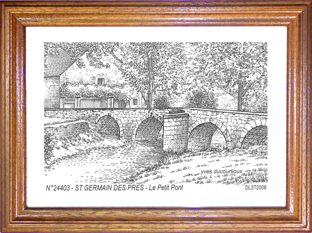 N 24403 - ST GERMAIN DES PRES - le petit pont