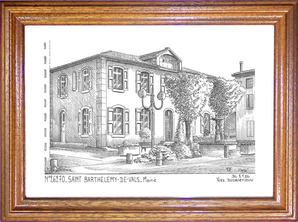 N 26270 - ST BARTHELEMY DE VALS - mairie