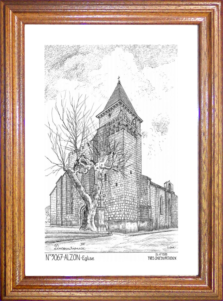 N 30067 - ALZON - glise