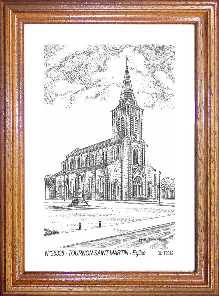 N 36338 - TOURNON ST MARTIN - église