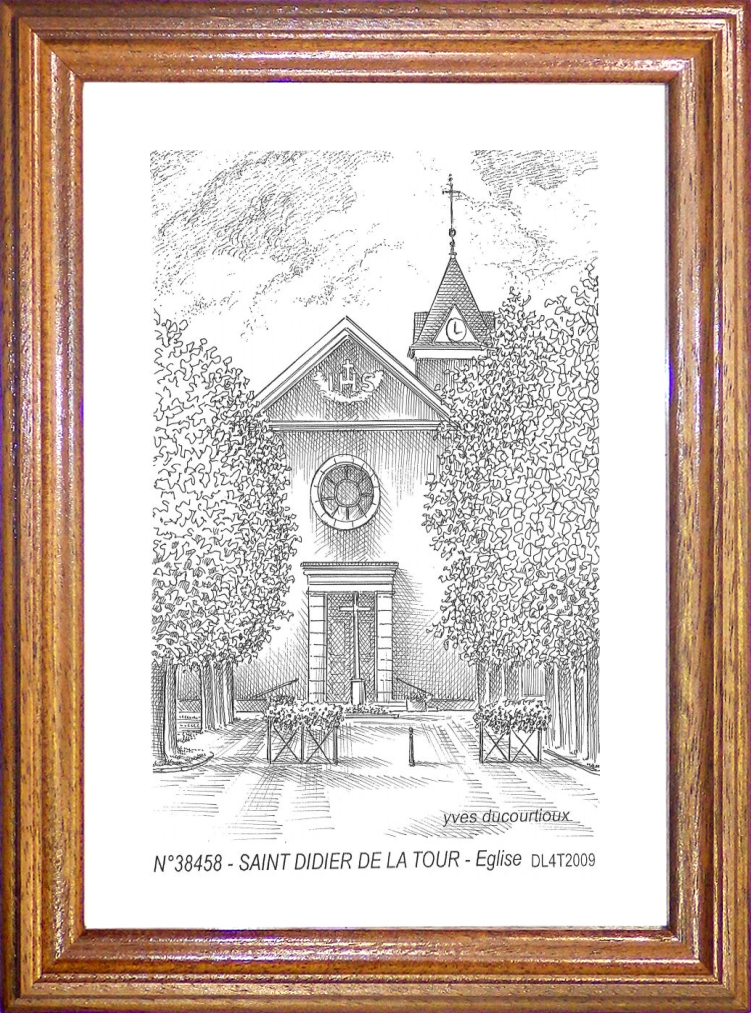 N 38458 - ST DIDIER DE LA TOUR - église