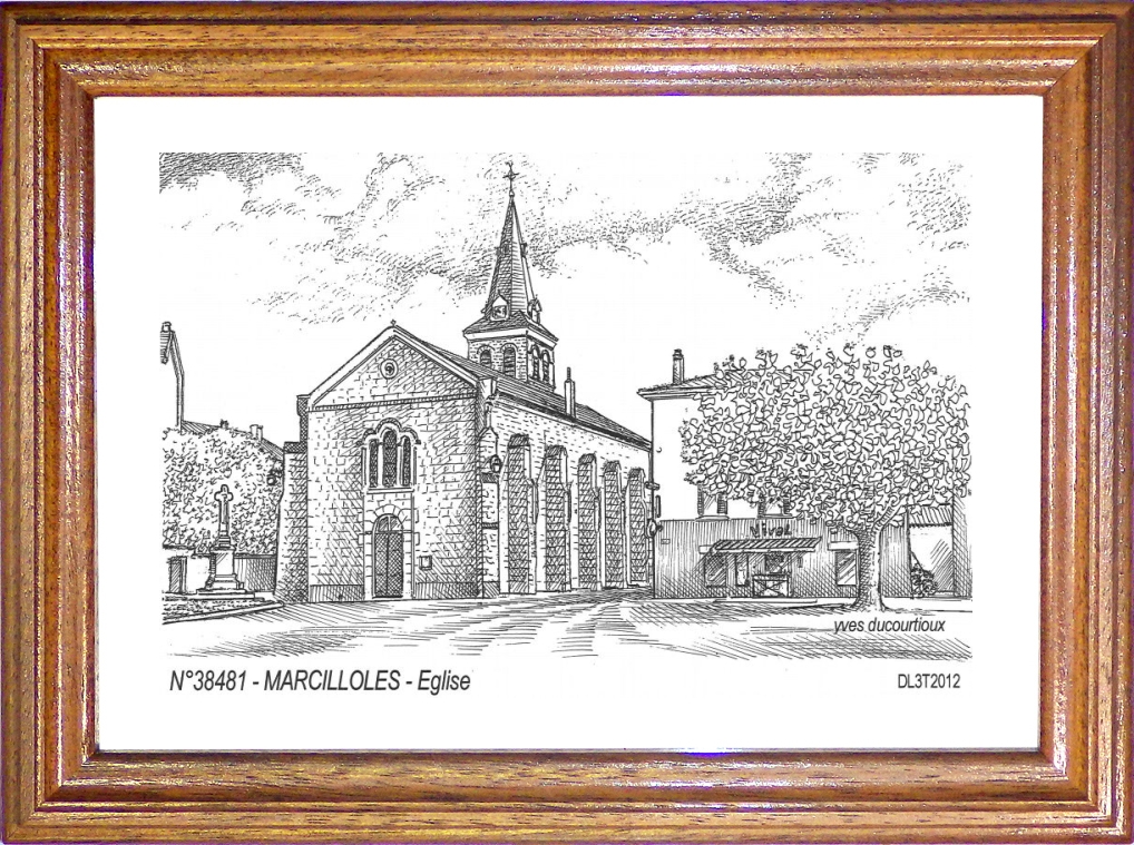 N 38481 - MARCILLOLES - église