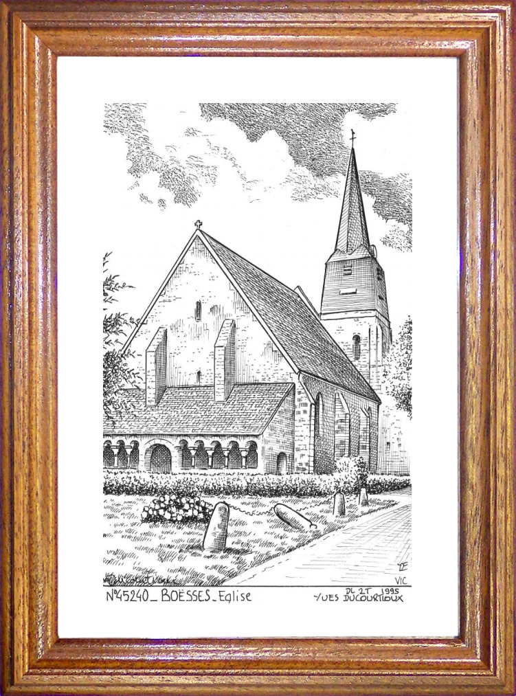 N 45240 - BOESSES - église