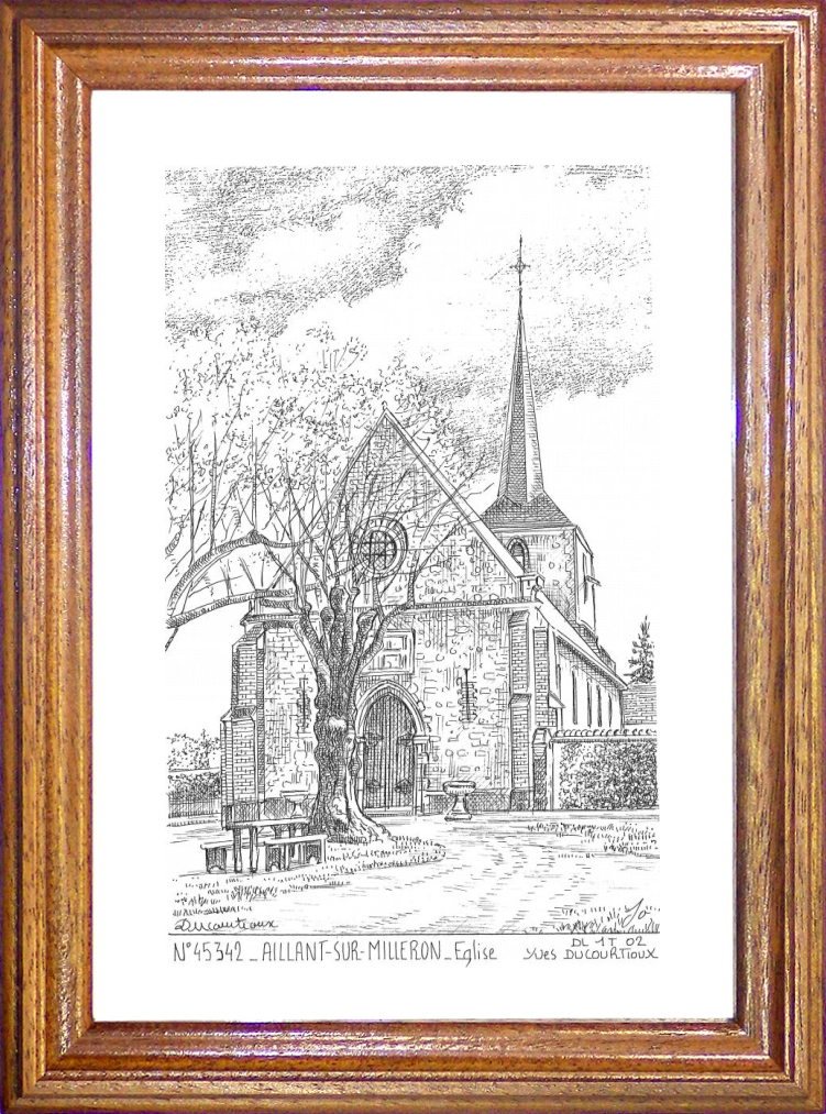 N 45342 - AILLANT SUR MILLERON - église