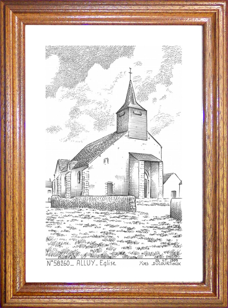 N 58260 - ALLUY - glise