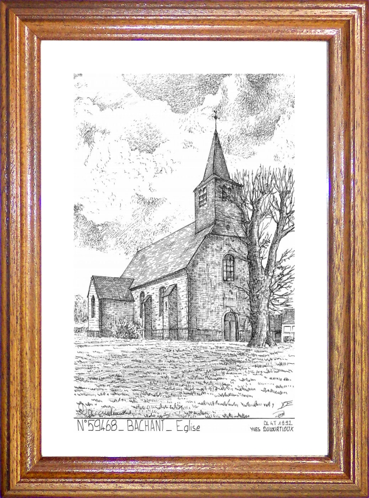 N 59468 - BACHANT - église