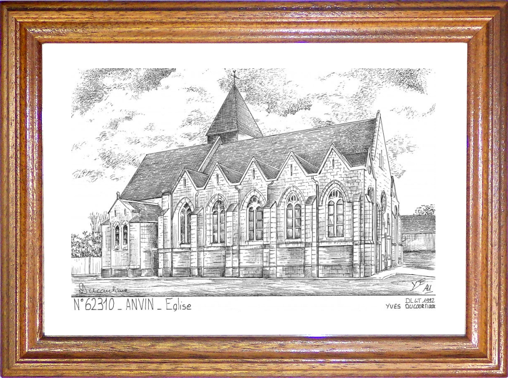 N 62310 - ANVIN - église