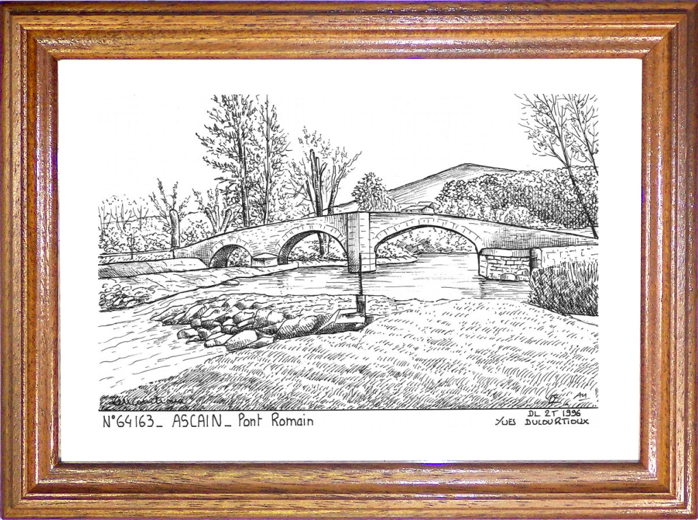 N 64163 - ASCAIN - pont romain