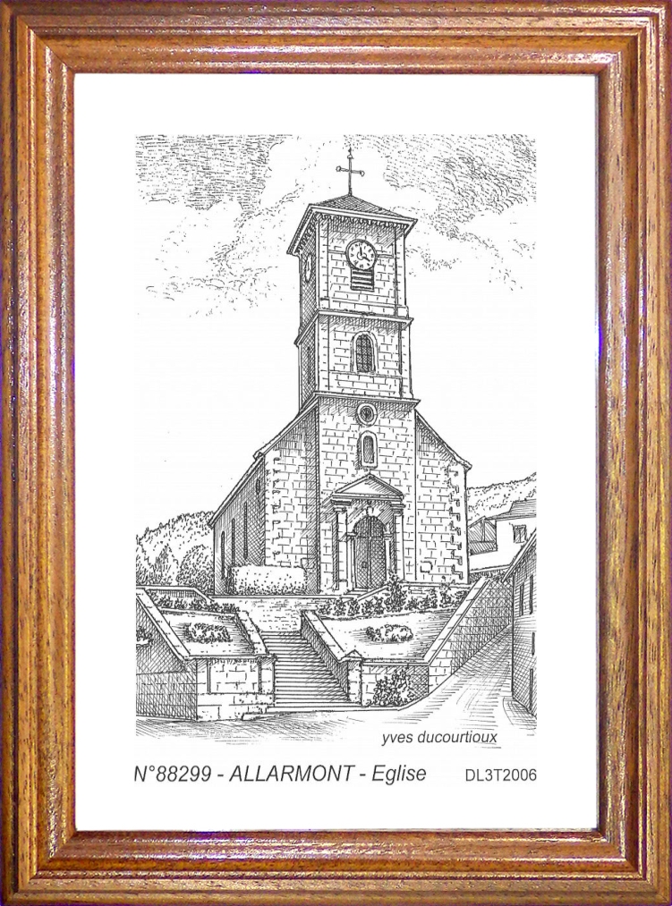 N 88299 - ALLARMONT - église